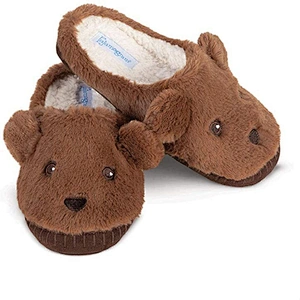Wholesale Plush Cheap Custom Animal Shape Teddy Bear Slippers