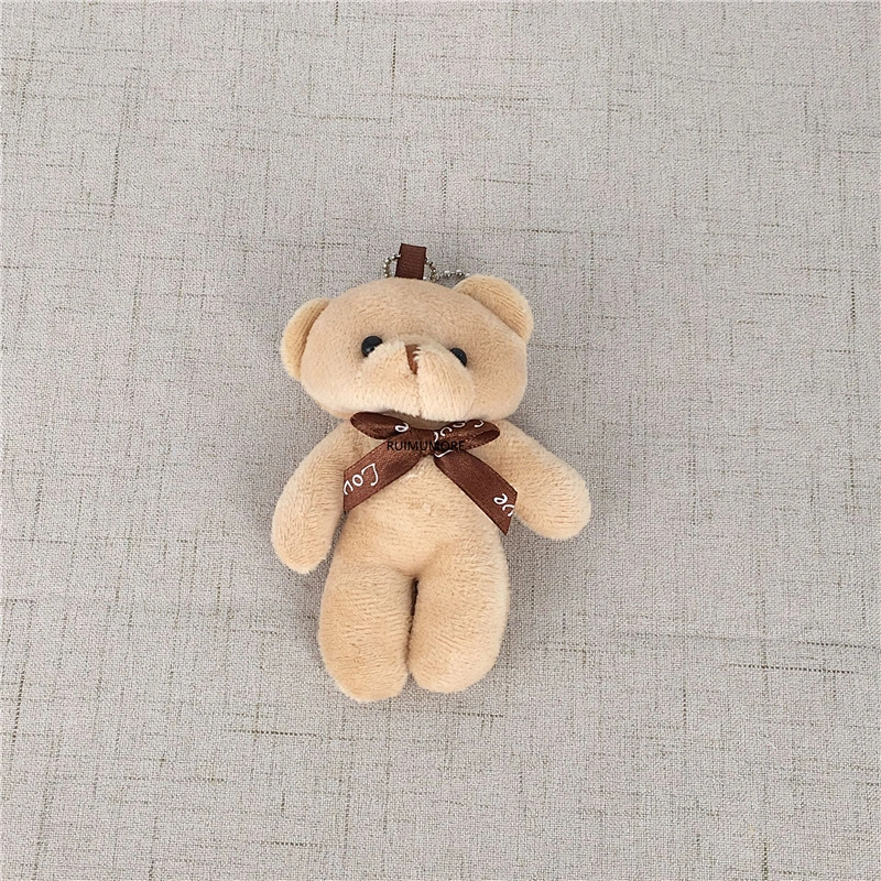 Bear stuffed toy doll , 9CM Stuffed Plush TOY DOLL with keyring
