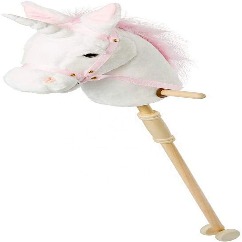 kids	stuffed animal unicorn plush toys hobby horse for sale