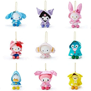 plush toy 25cm kuromi keychain for girls gift