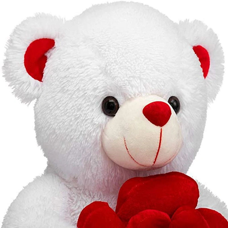 soft toy flower rose heart peluche gift home decor valentines day bear with box