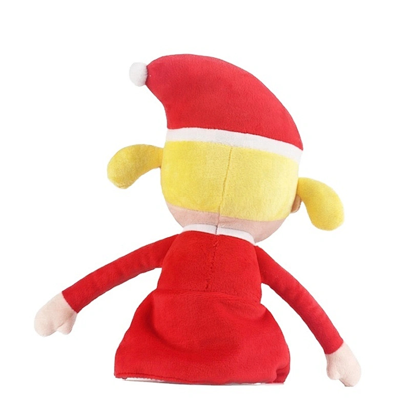 Christmas toy Plush elf toy on the shelf