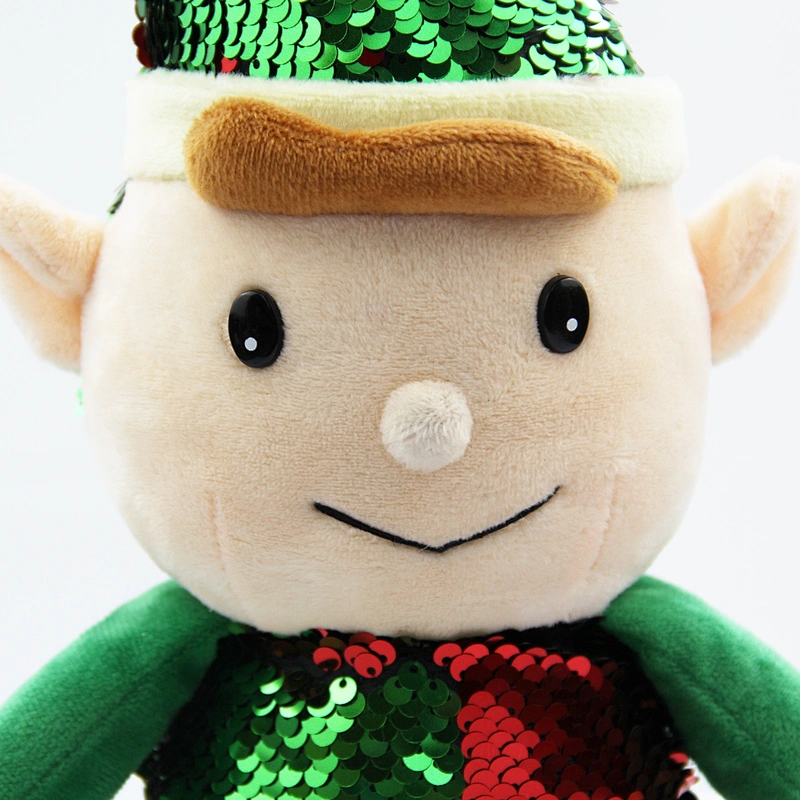 Plush elf Christmas toy