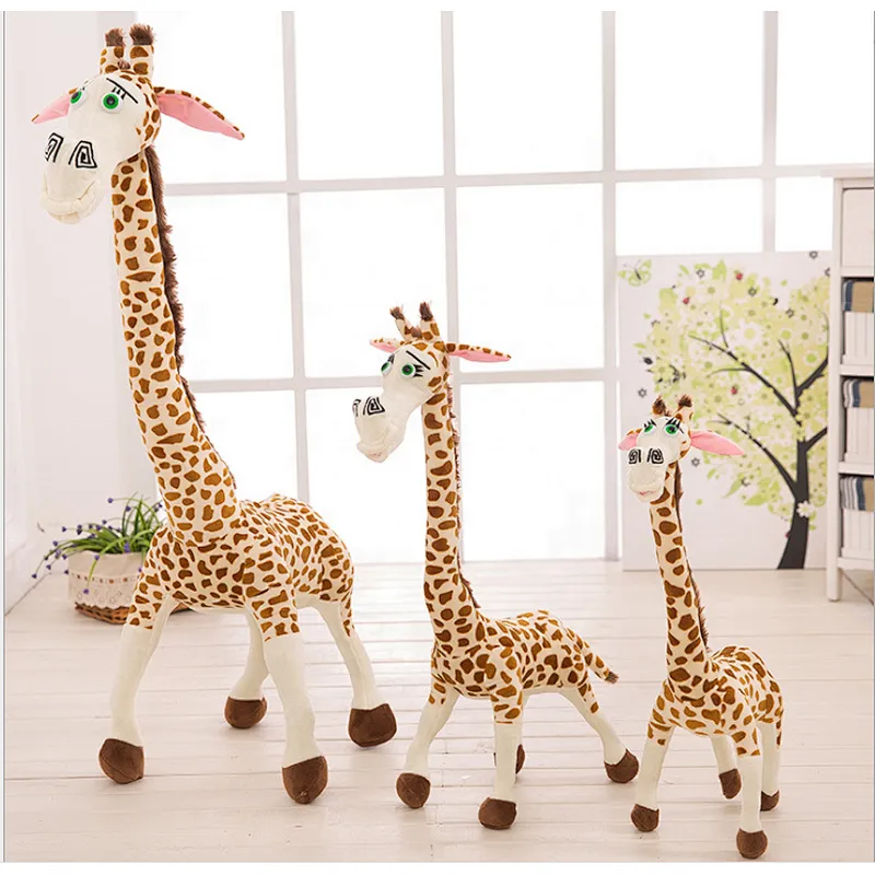 hot sale cute Creative giraffe plush toy dollwild animal doll toy