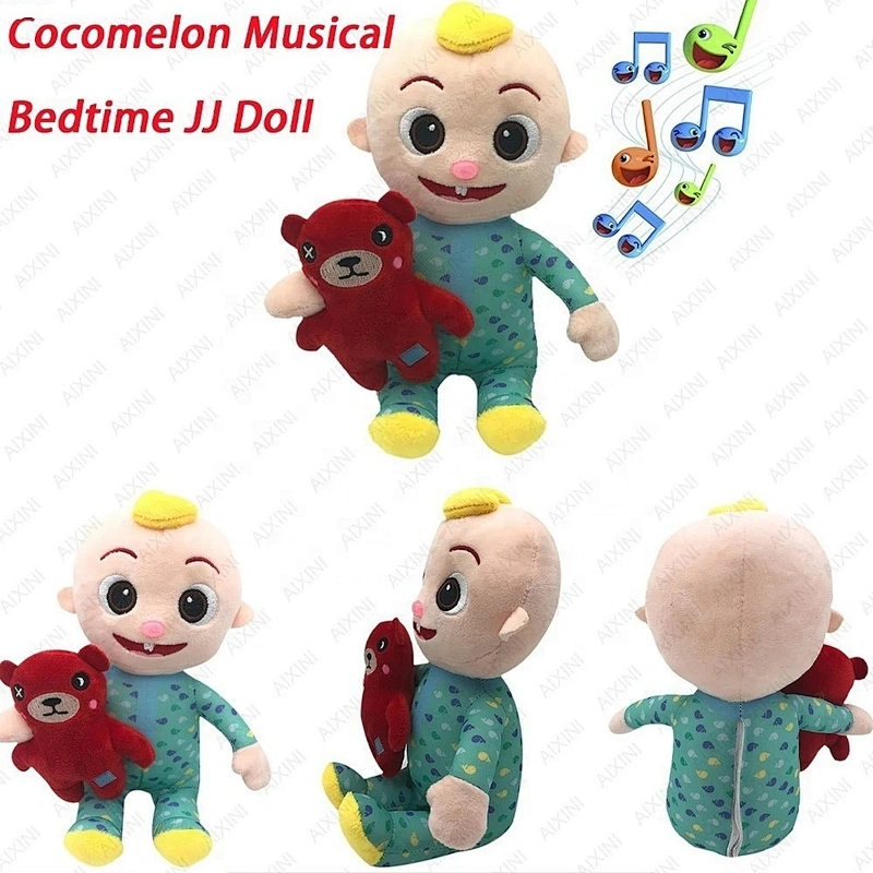 Cocomelon Toys Doll Can Sing Cocomelon Jj Doll Sing Boy Cocomelon Musical Bedtime Jj Doll Plush Toy Jj Family Kids Gift Plushie