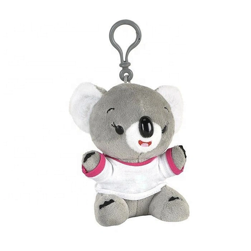 Soft Toy Mini Stuffed Animal Plush Animal Key chain with T Shirt