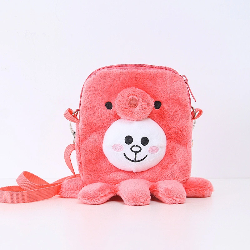 Creative animal designed soft plush backpack