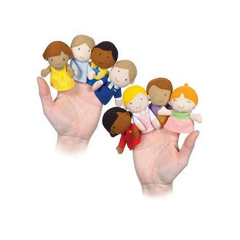 Wholesale Custom Made Family Finger Puppets Toys for Kids
