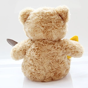 small size custom brown luxury foam graduation soft toys teddy bear for child