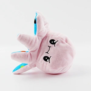 Soft And Reversible Plush Toy Colorful Octopus Doll Stuffed Octopus Doll Flip Toy Blue+Pink Baby Toy