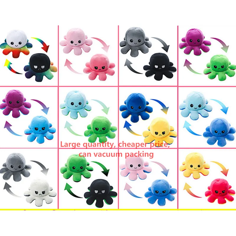 plush stuffed toy peluches pulpos Reversibles octopus