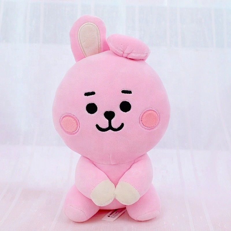 Whole Sale Cartoon Animal Bangtan Boy Plush Toy KPOP Star Group Bt21 Doll
