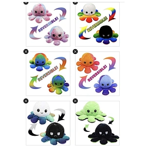 2020 Hot Sale Plush Stuffed Toy Reversible Octopus Pulpo Reversible