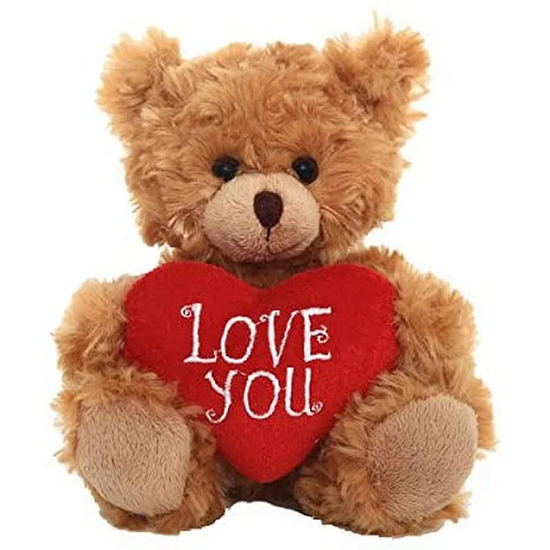 Custom Cute Plush  Toy bear with red heart