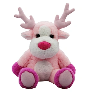 New Novelty Standing Blue Reindeer Christmas Sitting Stuffed Elk Plush Indoor Decoration Deer