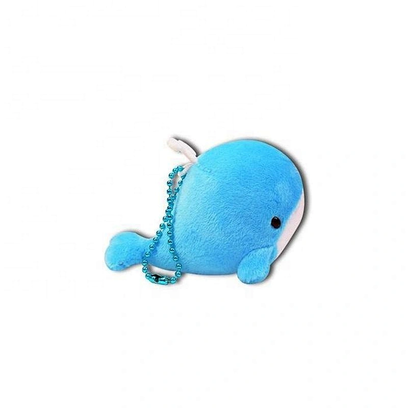 New Design Sea Animal and Fishes Keychain Plush Mini Toys Devil Ray with Carabiner Buckle