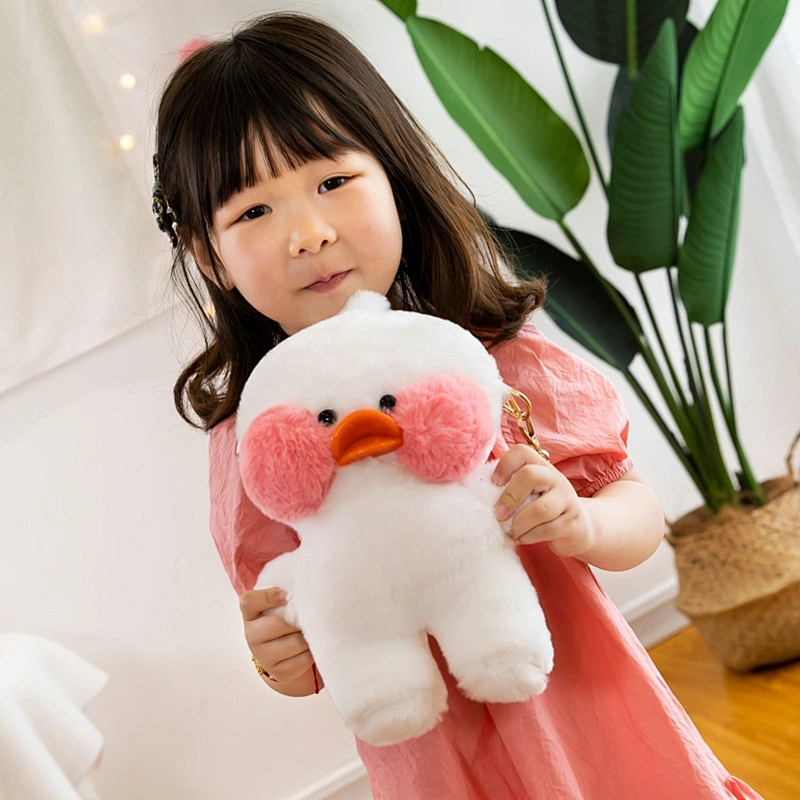 Hot selling promotion baby love plush duck shaped bag