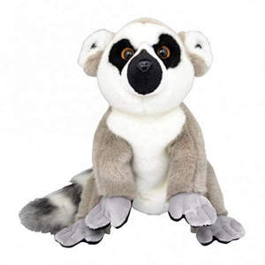 Custom Cute Plush  Toy  Lemur Wild Animal Finger Puppet