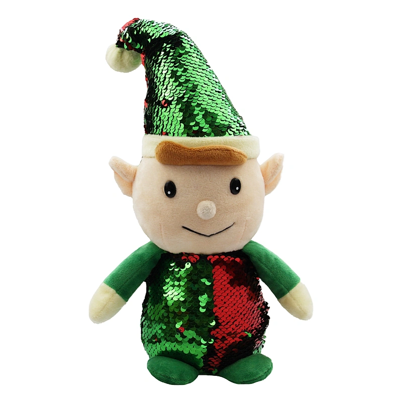 Plush elf Christmas toy