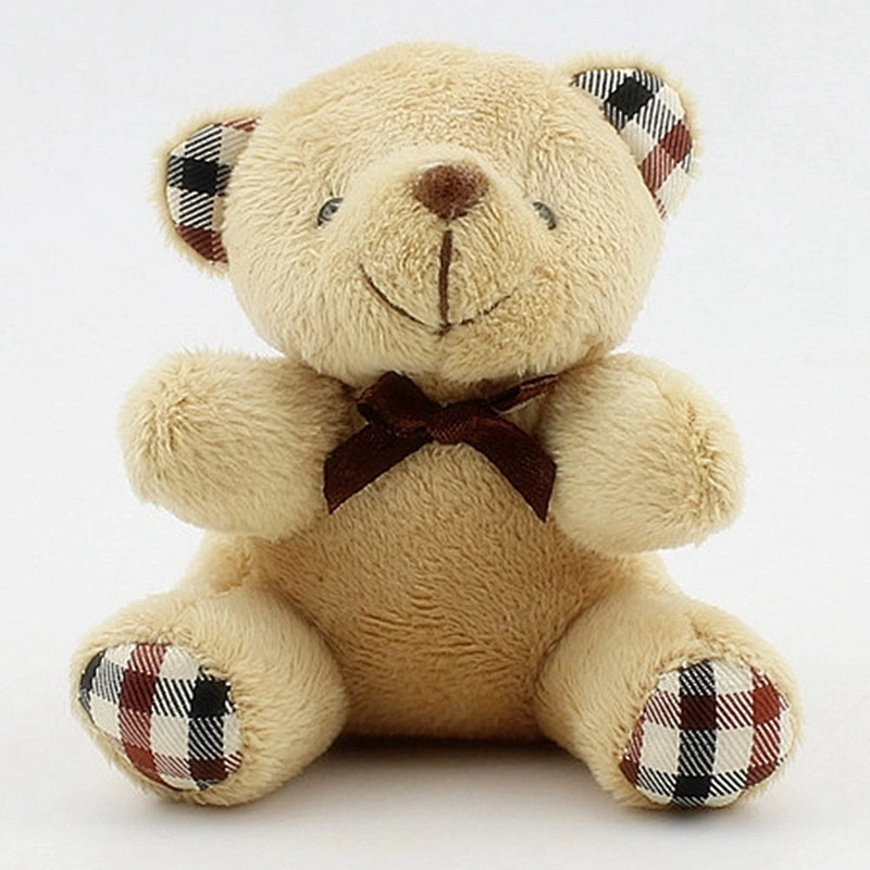 Soft light brown stuffed teddy bear plush toy