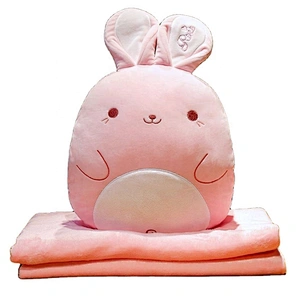 plush toy stuffed rabbit peluches soft blanket with animal