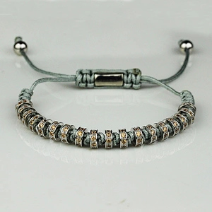 Miss Jewelry Engrave Logo Mens Beaded Bracelets Men, Gold Bracelets for Men Designs
