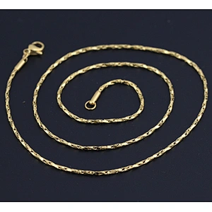 18k Gold Plated Jewelry Necklace Chain