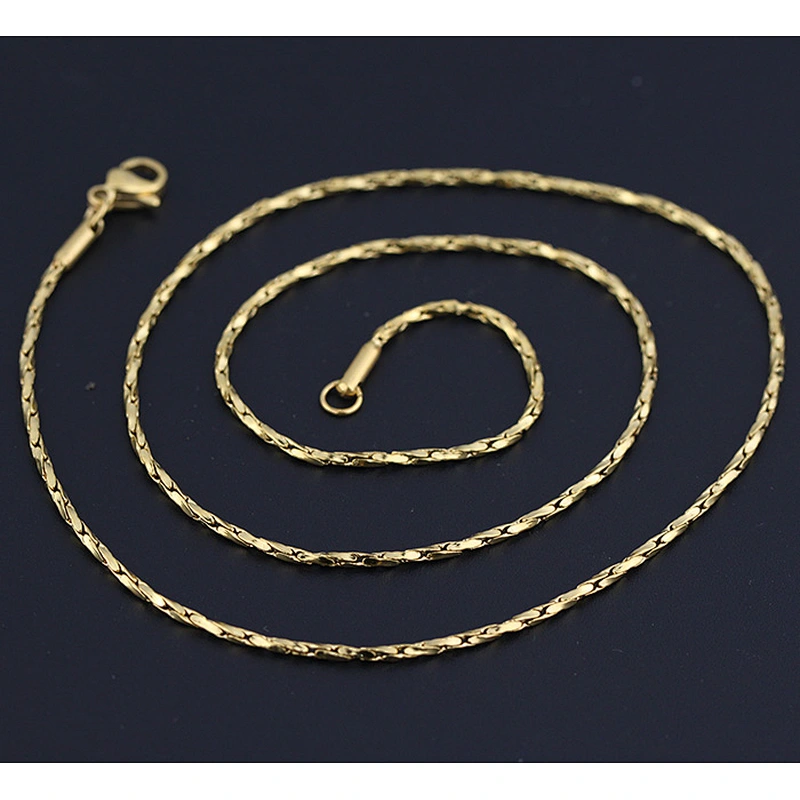 18k Gold Plated Jewelry Necklace Chain