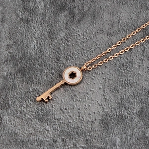 Custom Made Key Pendant Necklace Choker Meaning Ladies
