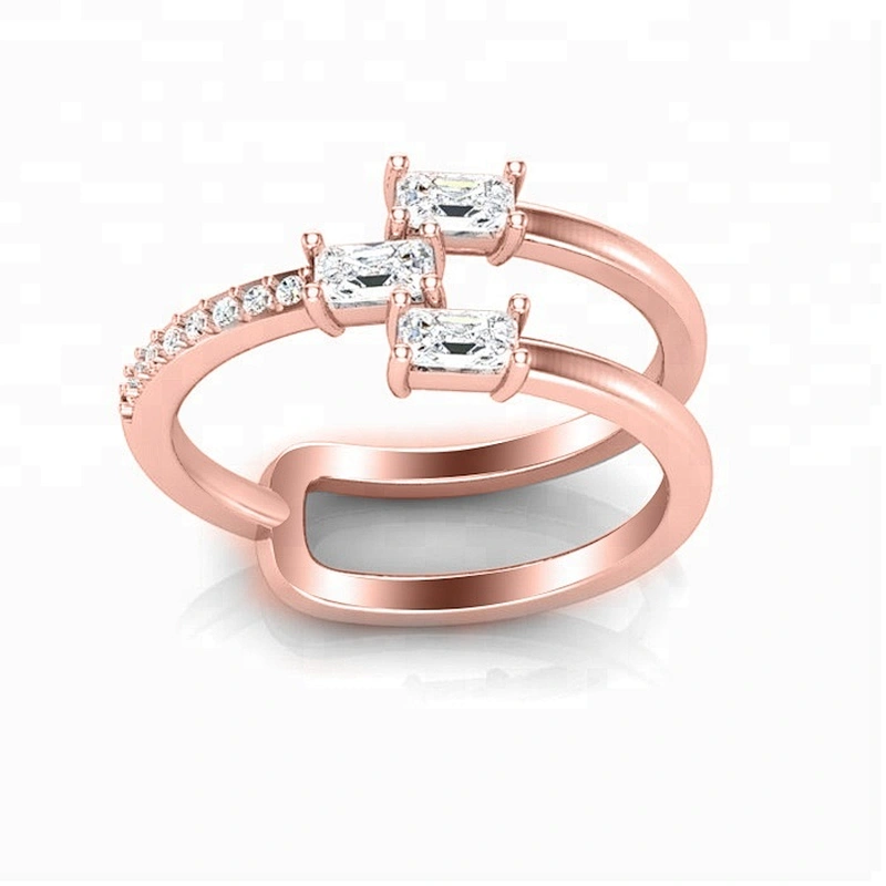 Miss Jeweley Fashion New Design 14k Gold Plated Finger Ring Jewelry for Girls