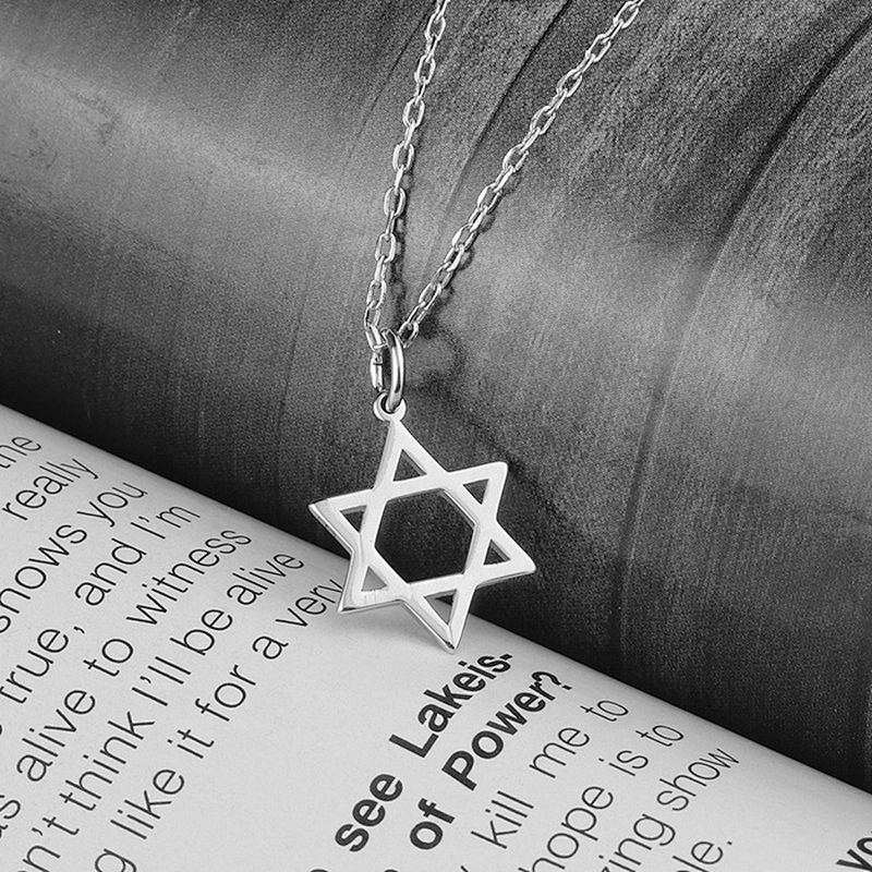 Miss Jewelry Fashion New Style Simple Star Pure 925 Sterling Silver Necklace Pendant