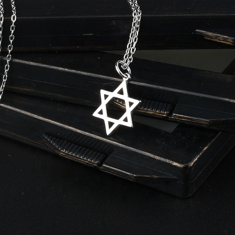 Miss Jewelry Fashion New Style Simple Star Pure 925 Sterling Silver Necklace Pendant