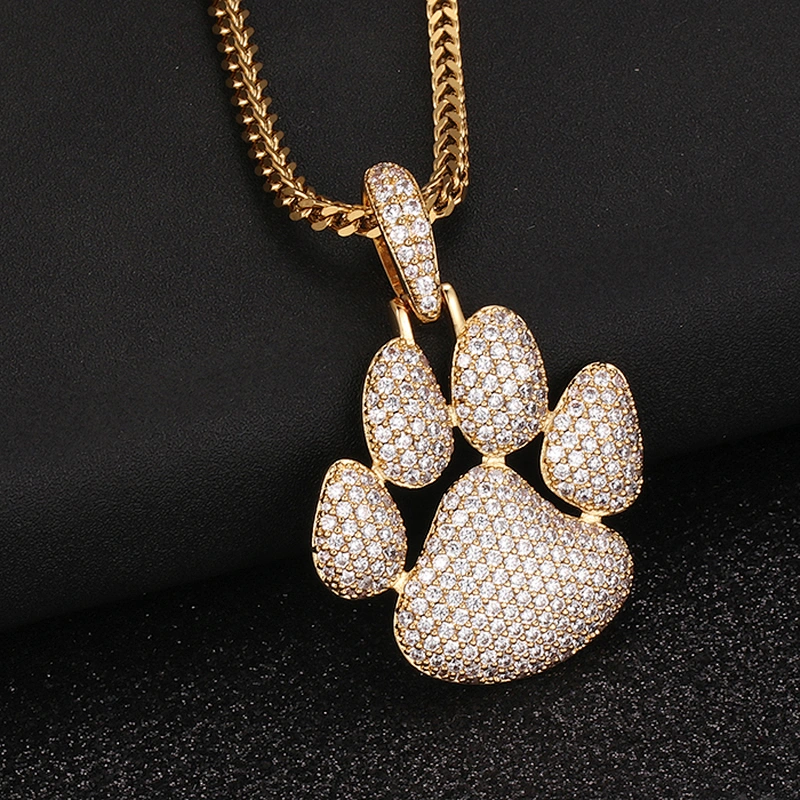 Missjewelry Hip Hop Custom Made Jewelry Sterling Silver Bear Paw China Jewellery Pendants