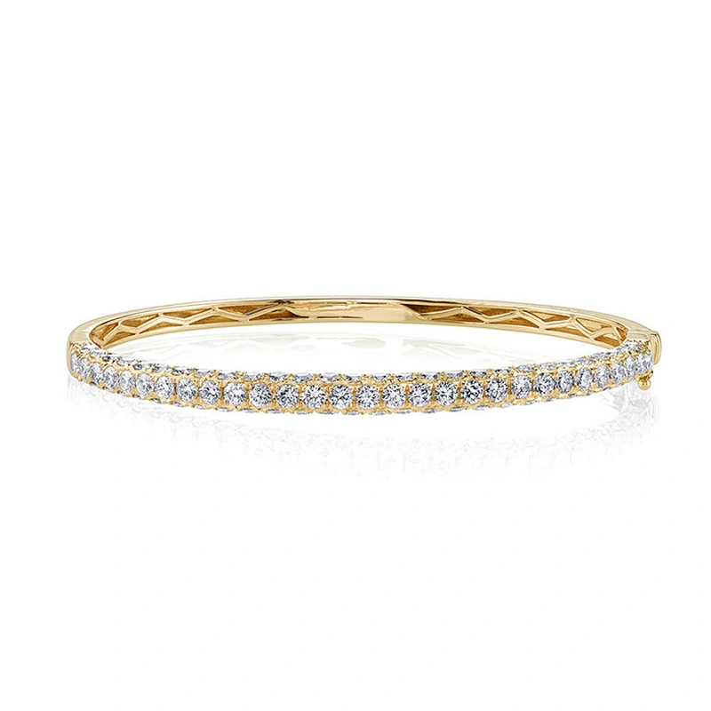Miss Jewelry Gold Sterling Silver Fashion Design Bracelets Bangle