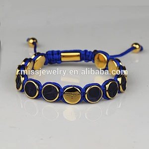 Missjewelry round bead mens bracelet stingray leather, wholesale leather engravable bracelets