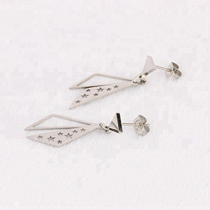 Miss Jewelry Women's Jewelry 925 Sterling Silver Gift CZ Earrings