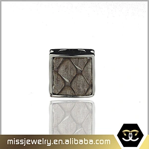 Missjewelry 14K gold custom metal logo pave beads wholesale
