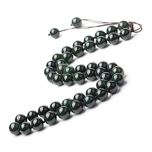Long African Gemstone Beaded Necklace