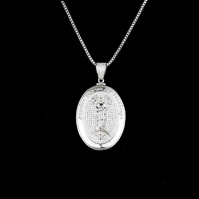Miss Jewelry new model 925 sterling silver chain white gold pendant necklace wholesale
