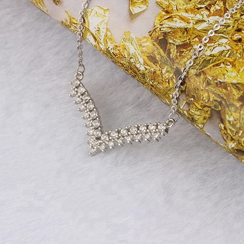 Miss Jewelry Cheap Personalized 14k Gold Plated Real Diamond Iced Necklace Pendant