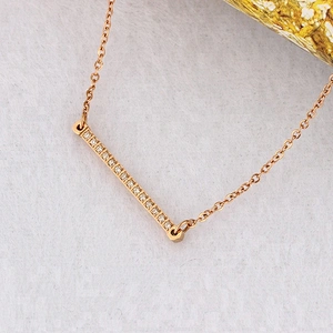 Miss Jewelry Cheap New Design Personalized 14k Name Plated Girl Necklace Jewelry
