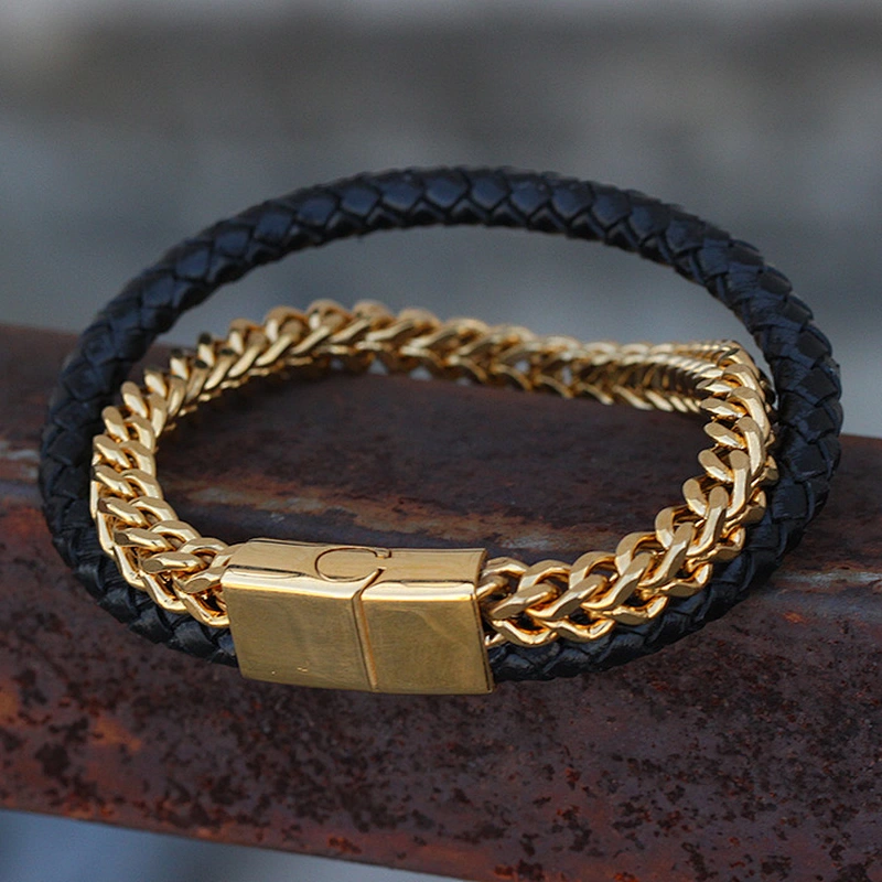 Factory Direct New Saudi 18K Gold Bracelet Designs