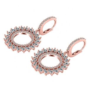 925 Silver Sterling Earrings New Design