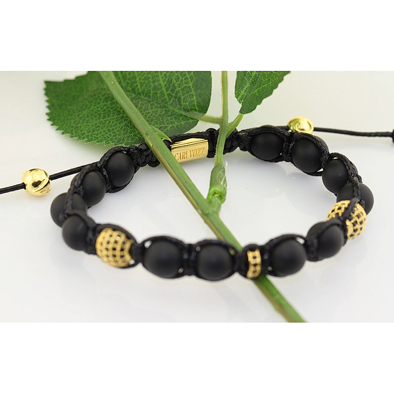 Fashion cheap beaded bracelet, lava bead bracelet