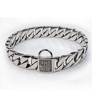 Stainless Steel Personalized Pvd Dog Collar
