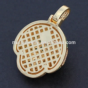 Miss Jewelry Designer Latest Custom Diamond Iced Out Gold Men Hip Hop Jewelry Mushroom Pendant