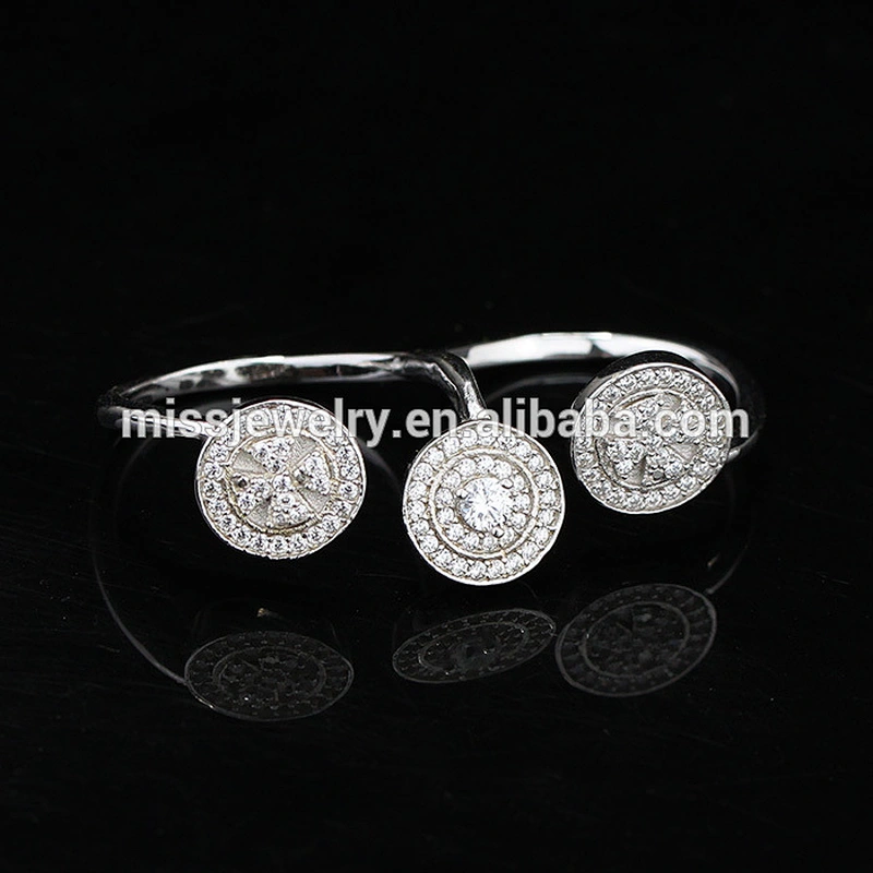 Silver Gents CZ Ring Diamond Women