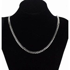 Large Curb Link Chain Gold And White Gold Chain