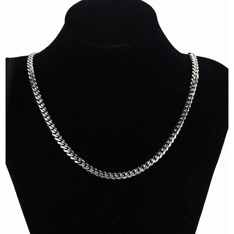 Large Curb Link Chain Gold And White Gold Chain