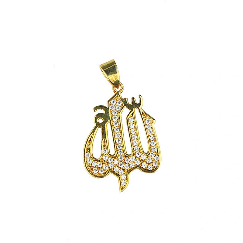 Fashion Jewelry Wholesale 18k Allah Pendant